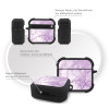 Θήκη Σιλικόνης Sonique Marble Series για AirPods 4 Βιολετί