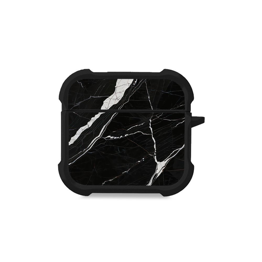 Θήκη Σιλικόνης Sonique Marble Series για AirPods 4 Μαύρο