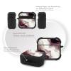 Θήκη Σιλικόνης Sonique Marble Series για AirPods 4 Μπορντώ
