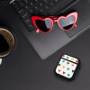 Θήκη Σιλικόνης Sonique Heart Series για AirPods 1/2 Λευκό 02