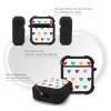 Θήκη Σιλικόνης Sonique Heart Series για AirPods 1/2 Λευκό 02