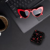 Θήκη Σιλικόνης Sonique Heart Series για AirPods 1/2 Μαύρο