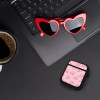 Θήκη Σιλικόνης Sonique Heart Series για AirPods 1/2 Ροζ