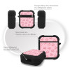 Θήκη Σιλικόνης Sonique Heart Series για AirPods 1/2 Ροζ