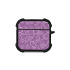 Θήκη Σιλικόνης Sonique Heart Series για AirPods 4 Βιολετί