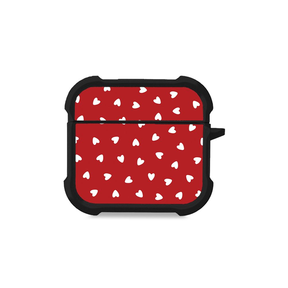 Θήκη Σιλικόνης Sonique Heart Series για AirPods 4 Κόκκινο