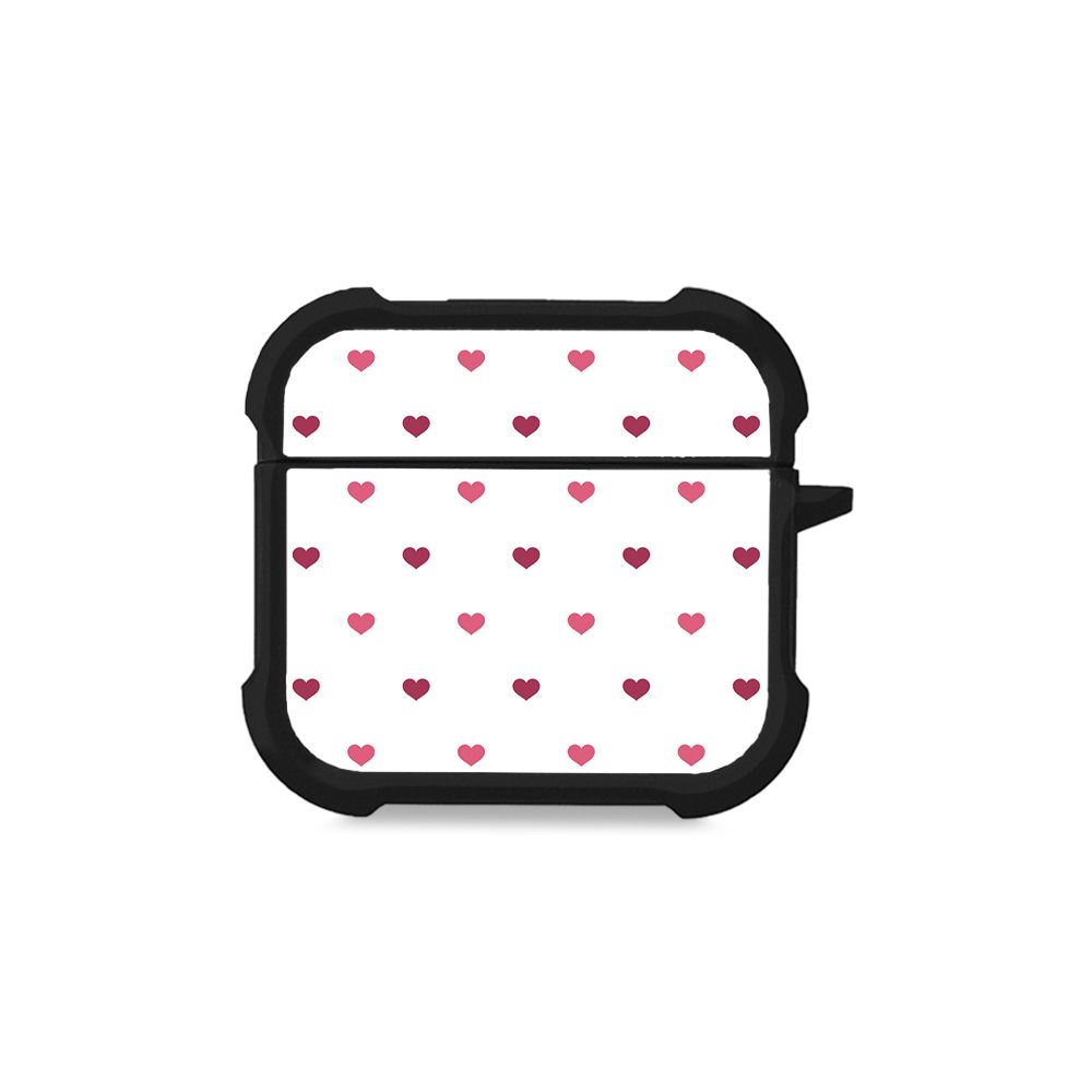 Θήκη Σιλικόνης Sonique Heart Series για AirPods 4 Λευκό 01