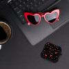 Θήκη Σιλικόνης Sonique Heart Series για AirPods 4 Μαύρο
