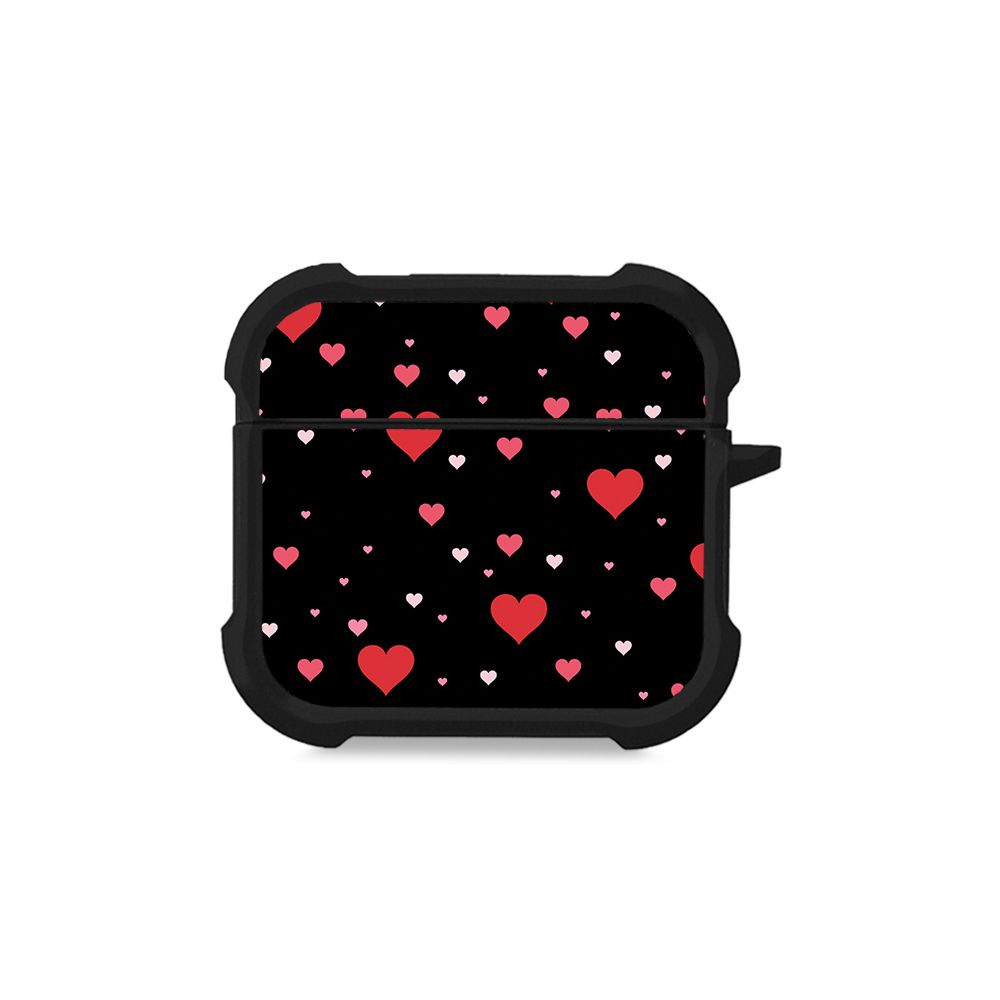 Θήκη Σιλικόνης Sonique Heart Series για AirPods 4 Μαύρο