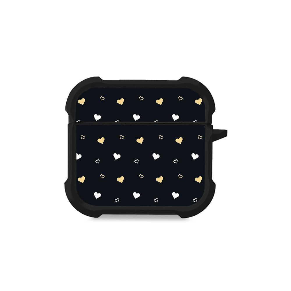 Θήκη Σιλικόνης Sonique Heart Series για AirPods 4 Μαύρο 01