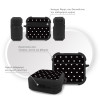 Θήκη Σιλικόνης Sonique Heart Series για AirPods 4 Μαύρο 02
