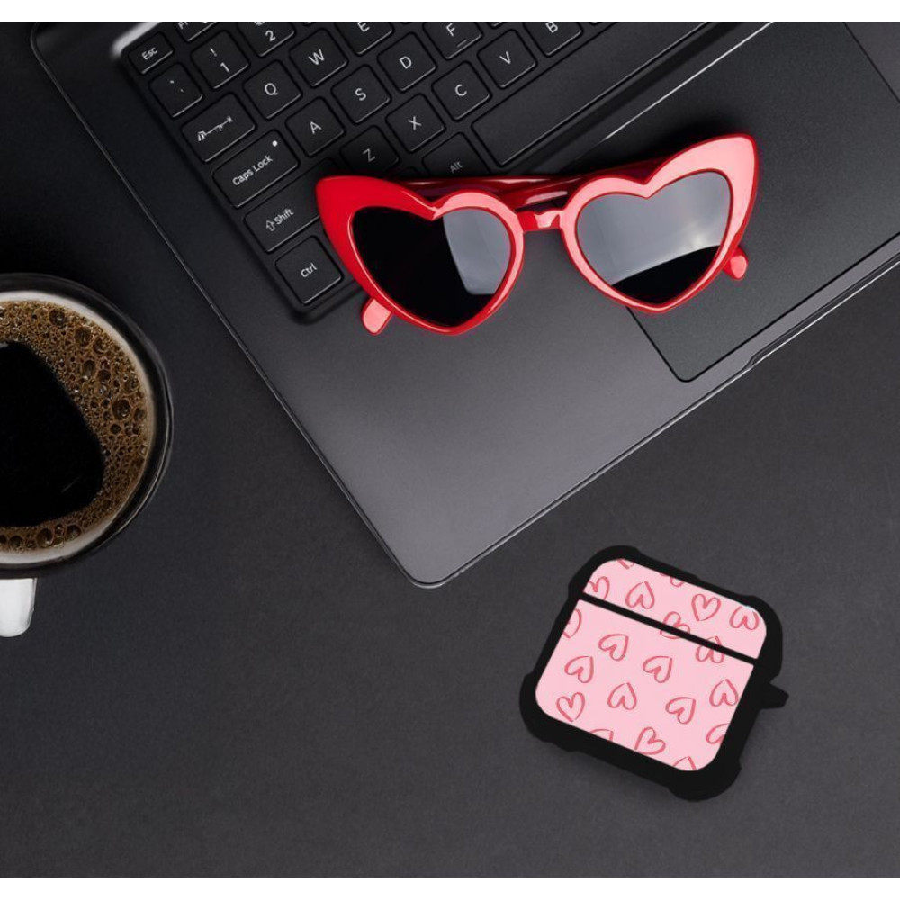 Θήκη Σιλικόνης Sonique Heart Series για AirPods 4 Ροζ