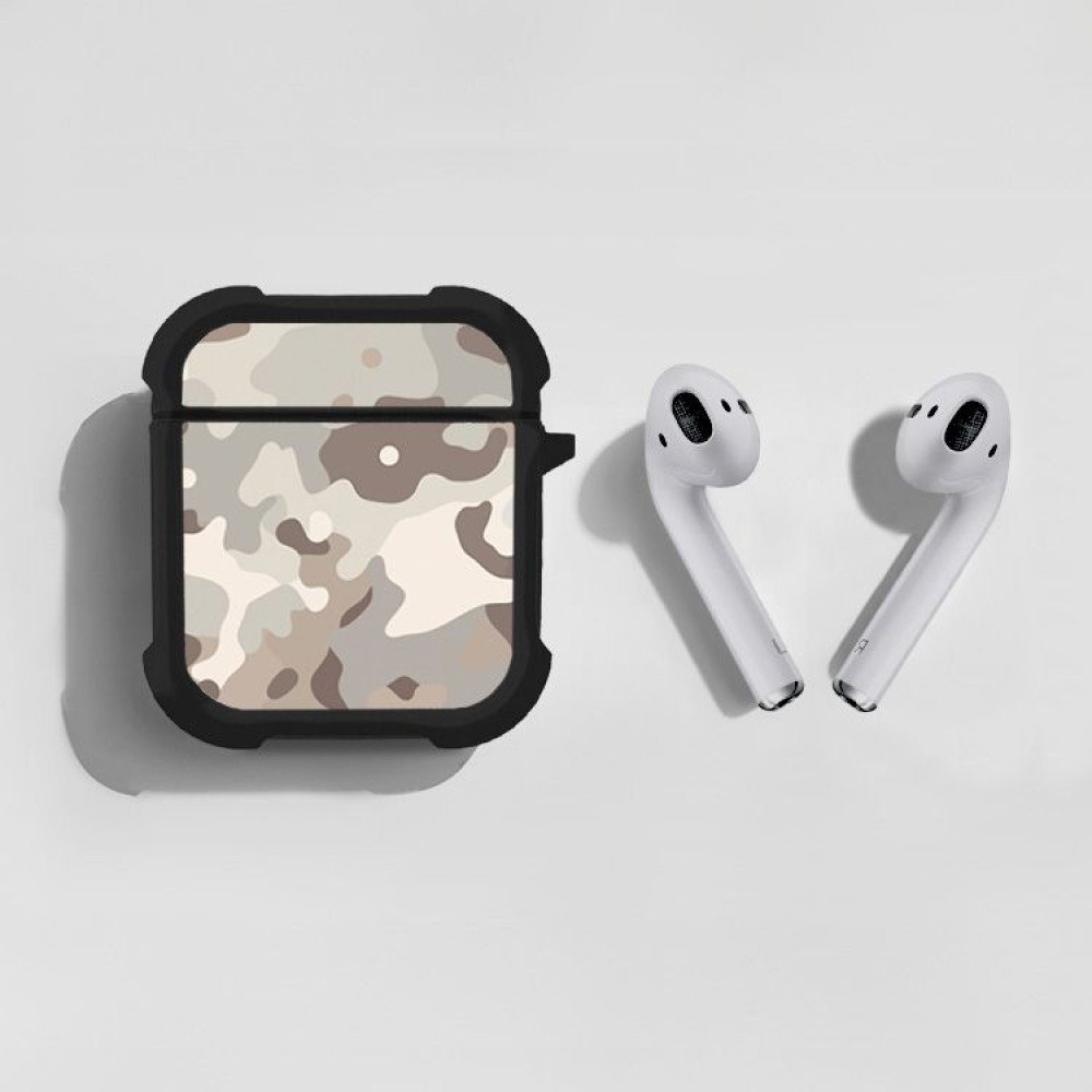Θήκη Σιλικόνης Sonique Camouflage Army Series για AirPods 1/2 Μπεζ
