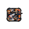 Θήκη Σιλικόνης Sonique Camouflage Army Series για AirPods 4 Πορτοκαλί