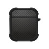 Θήκη Σιλικόνης Sonique Carbon Series για AirPods 1/2 Γκρι