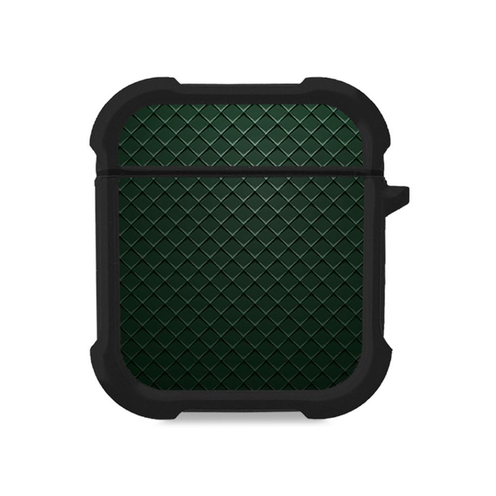 Θήκη Σιλικόνης Sonique Carbon Series για AirPods 1/2 Πράσινο