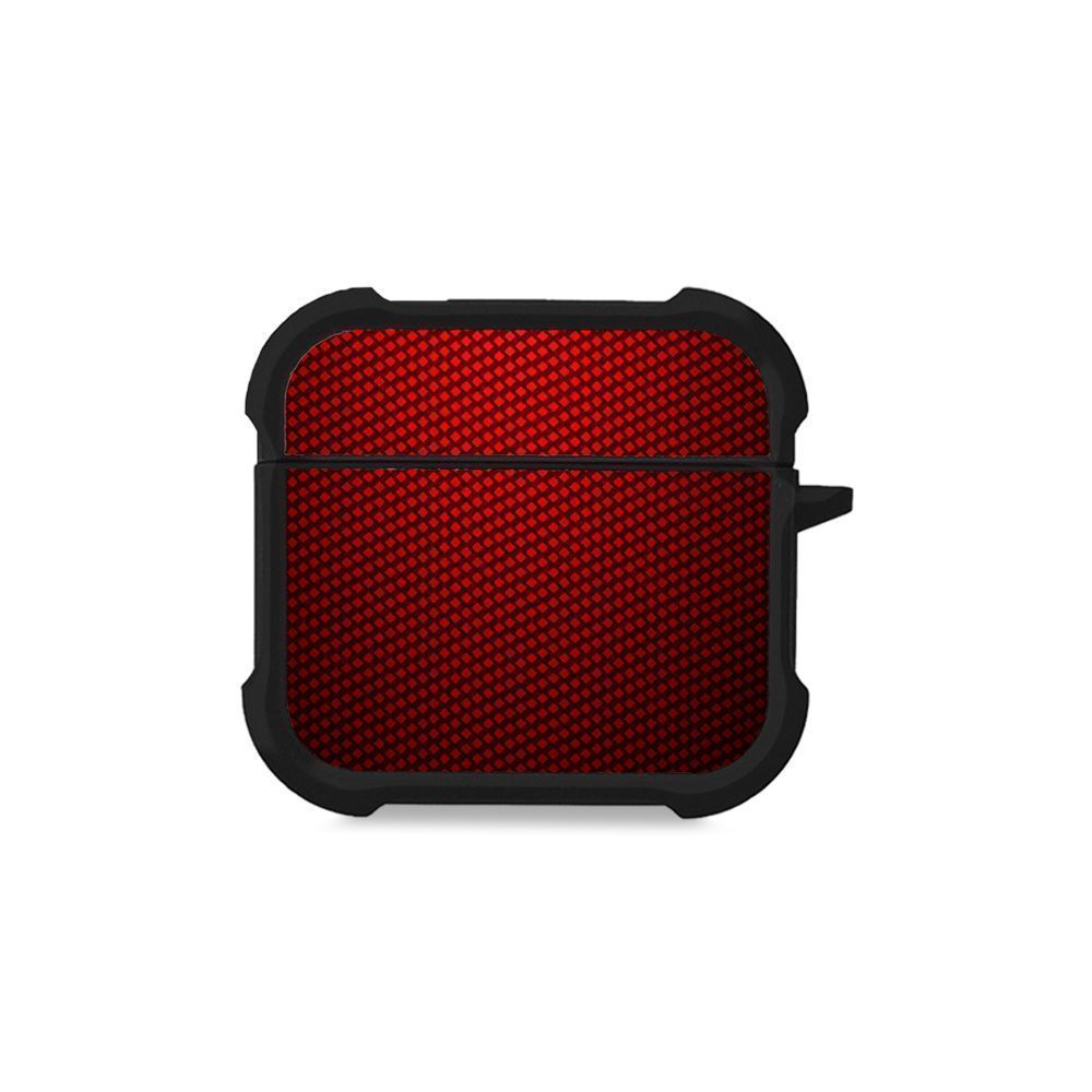 Θήκη Σιλικόνης Sonique Carbon Series για AirPods 4 Κόκκινο
