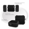 Θήκη Σιλικόνης Sonique Carbon Series για AirPods 4 Μαύρο