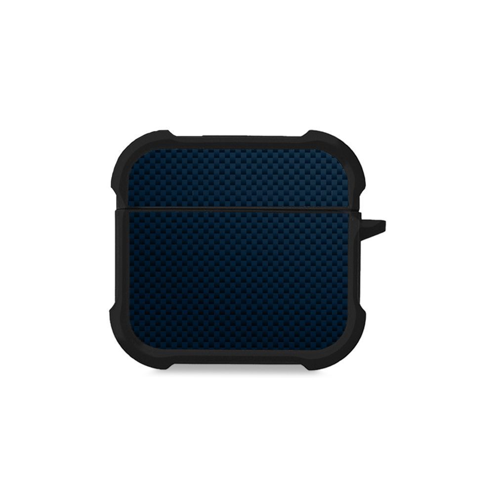 Θήκη Σιλικόνης Sonique Carbon Series για AirPods 4 Μπλε