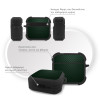 Θήκη Σιλικόνης Sonique Carbon Series για AirPods 4 Πράσινο
