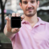 Θήκη Σιλικόνης Sonique ColorBloc Series για AirPods 1/2 Μαύρο