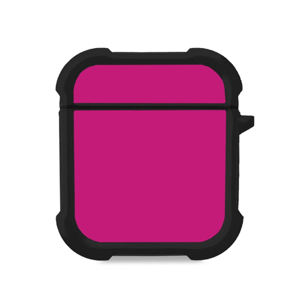Θήκη Σιλικόνης Sonique ColorBloc Series για AirPods 1/2 Ματζέντα