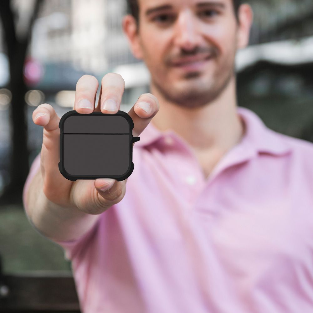 Θήκη Σιλικόνης Sonique ColorBloc Series για AirPods 4 Γκρι