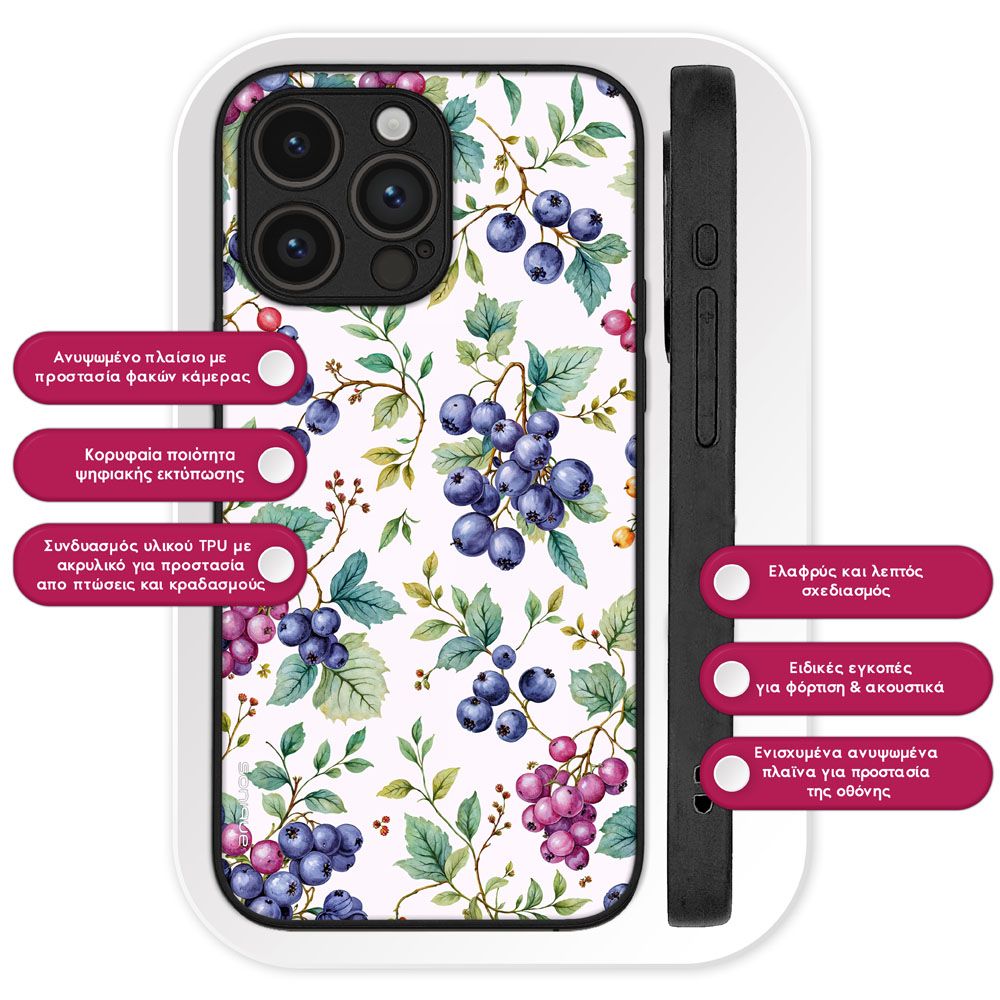 Θήκη Sonique Fruit Series για Huawei Mate 20 Lite Μύρτιλο