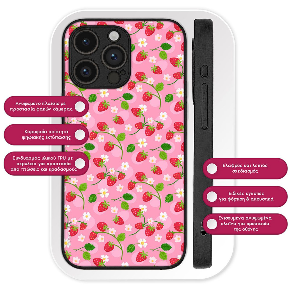 Θήκη Sonique Fruit Series για Google Pixel 8 5G Φράουλα