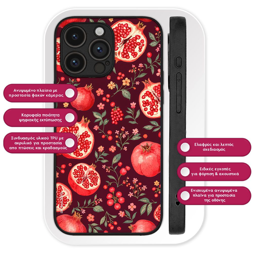Θήκη Sonique Fruit Series για Google Pixel 8a 5G Ρόδι