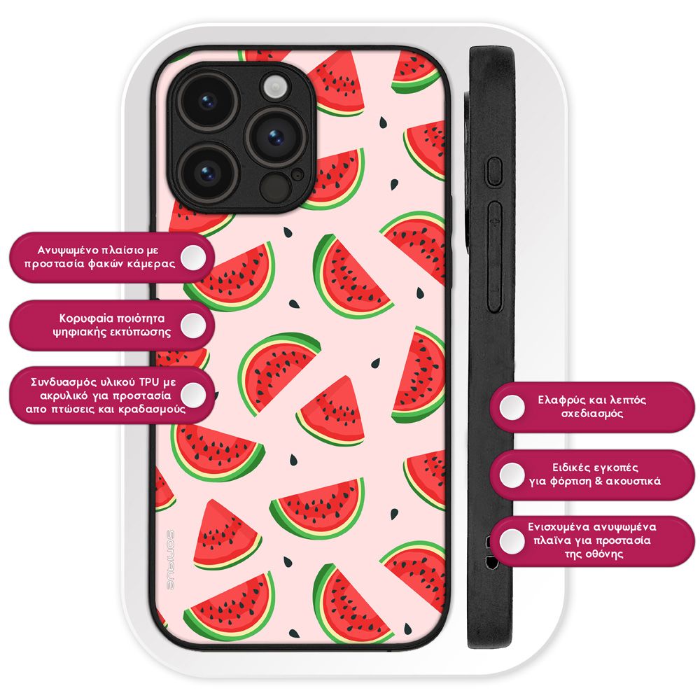 Θήκη Sonique Fruit Series για Google Pixel 9 Pro 5G Καρπούζι
