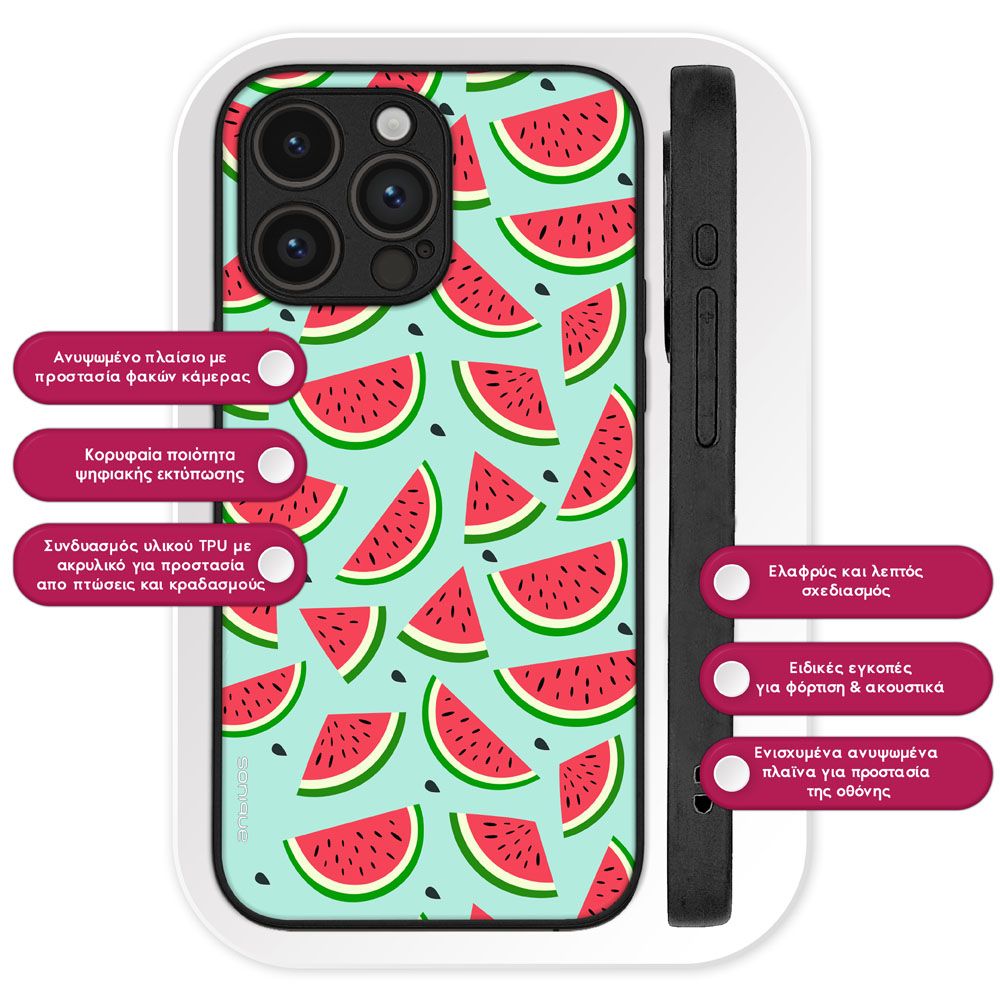 Θήκη Sonique Fruit Series για Google Pixel 9 Pro 5G Καρπούζι 01