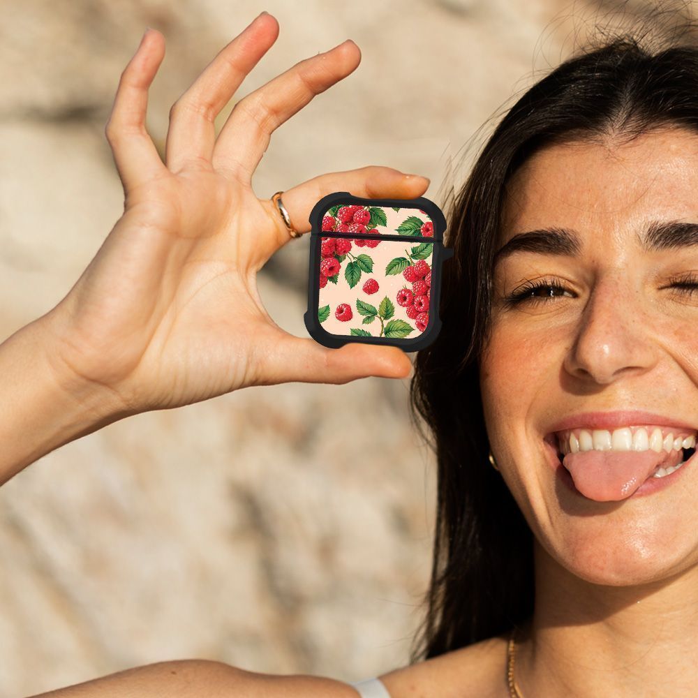 Θήκη Σιλικόνης Sonique Fruit Series για AirPods 1/2 Βατόμουρο