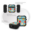 Θήκη Σιλικόνης Sonique Fruit Series για AirPods 1/2 Γκρέιπφρουτ