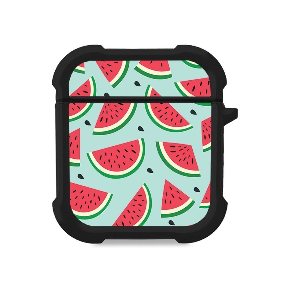Θήκη Σιλικόνης Sonique Fruit Series για AirPods 1/2 Καρπούζι 01