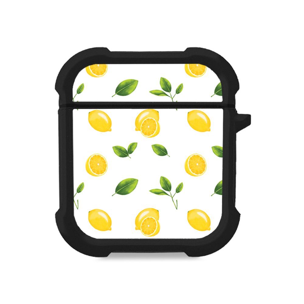 Θήκη Σιλικόνης Sonique Fruit Series για AirPods 1/2 Λεμόνι 01