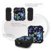 Θήκη Σιλικόνης Sonique Fruit Series για AirPods 1/2 Μύρτιλο 01