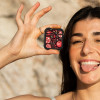 Θήκη Σιλικόνης Sonique Fruit Series για AirPods 1/2 Ρόδι