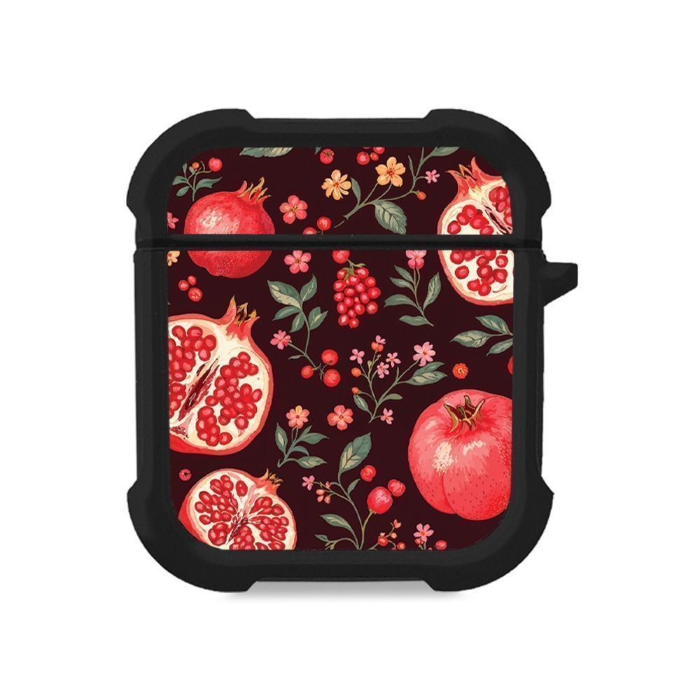 Θήκη Σιλικόνης Sonique Fruit Series για AirPods 1/2 Ρόδι