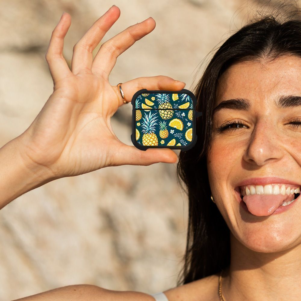 Θήκη Σιλικόνης Sonique Fruit Series για AirPods 4 Ανανάς