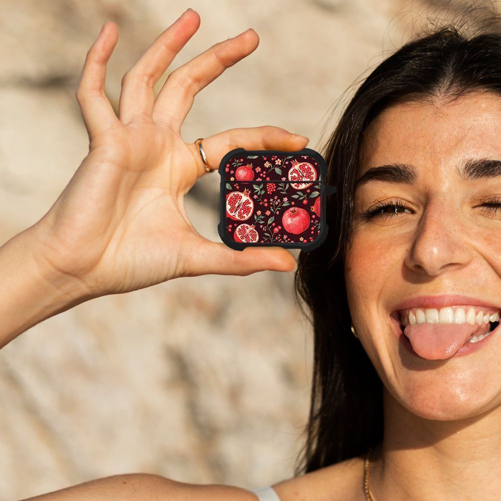 Θήκη Σιλικόνης Sonique Fruit Series για AirPods 4 Ρόδι