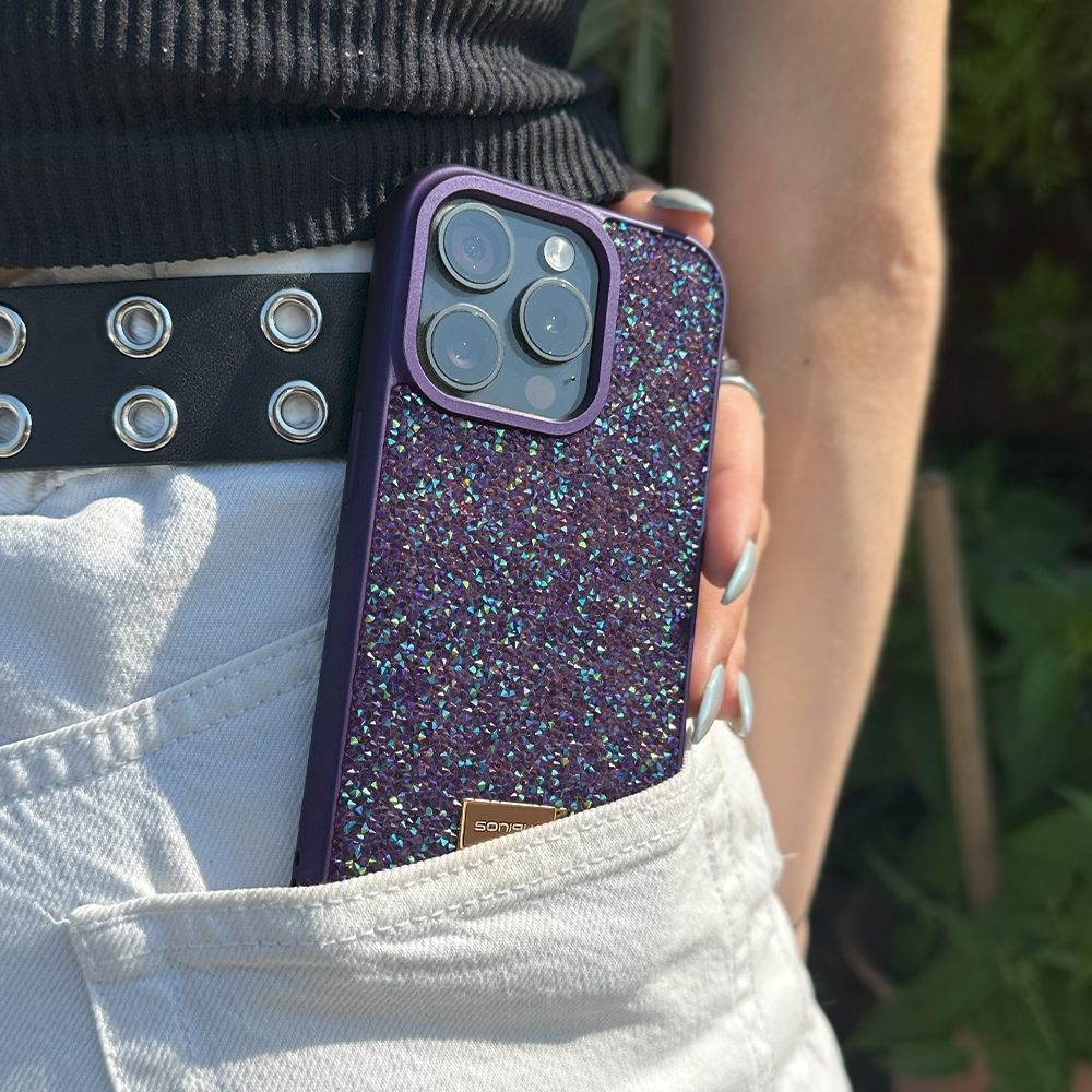 Θήκη Lux Diamond Sonique Apple iPhone 13 Pro Max Μωβ