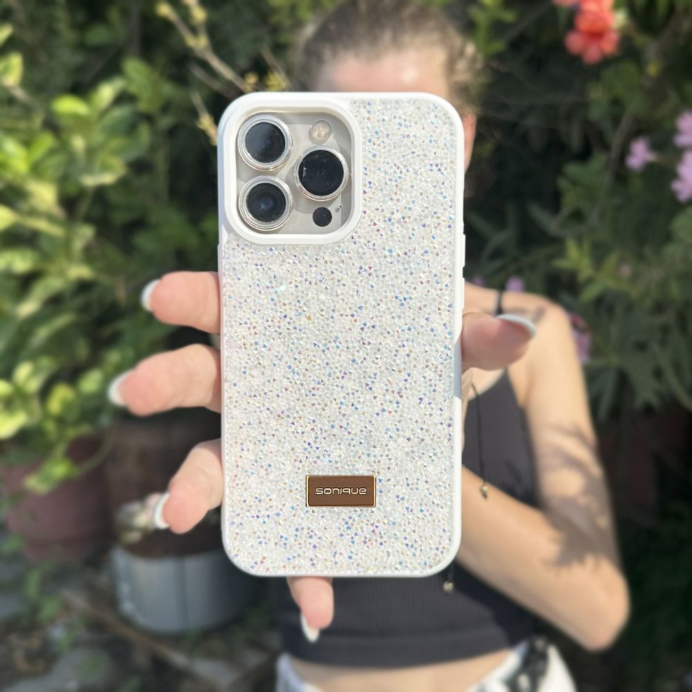 Θήκη Lux Diamond Sonique Apple iPhone 14 Pro Λευκό