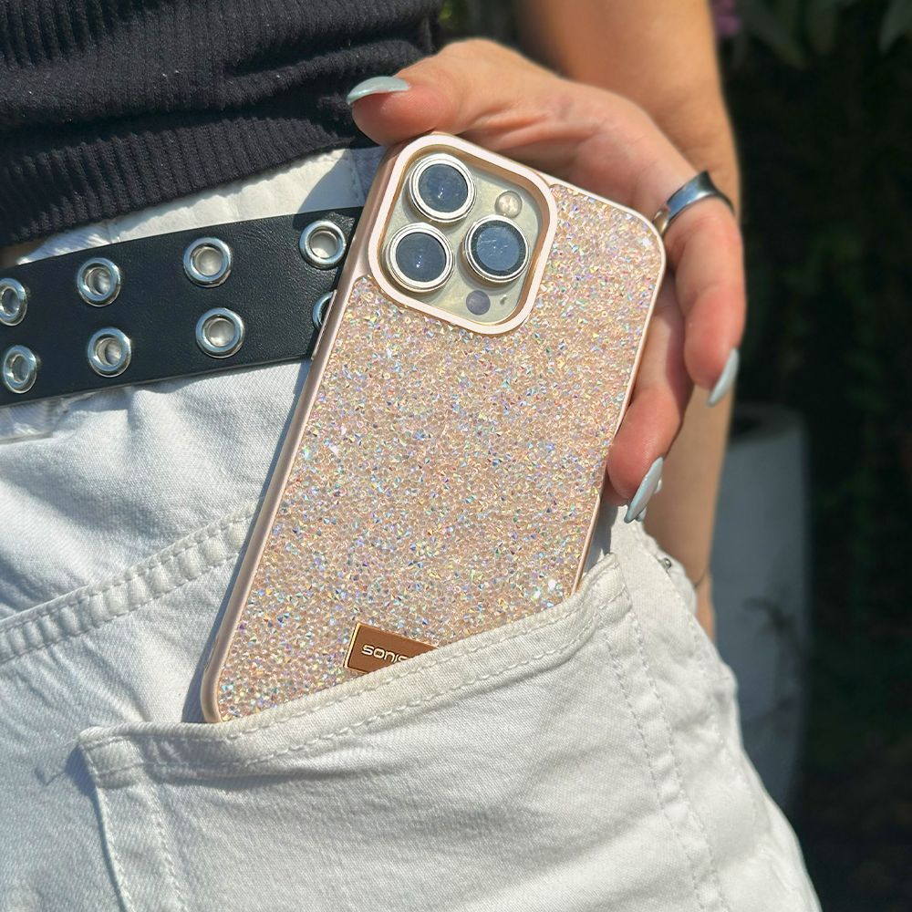 Θήκη Lux Diamond Sonique Apple iPhone 15 Plus Χρυσό