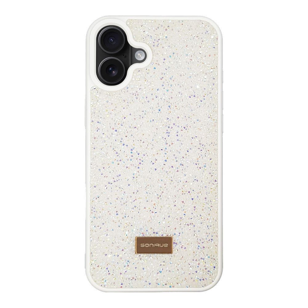 Θήκη Lux Diamond Sonique Apple iPhone 16 Λευκό