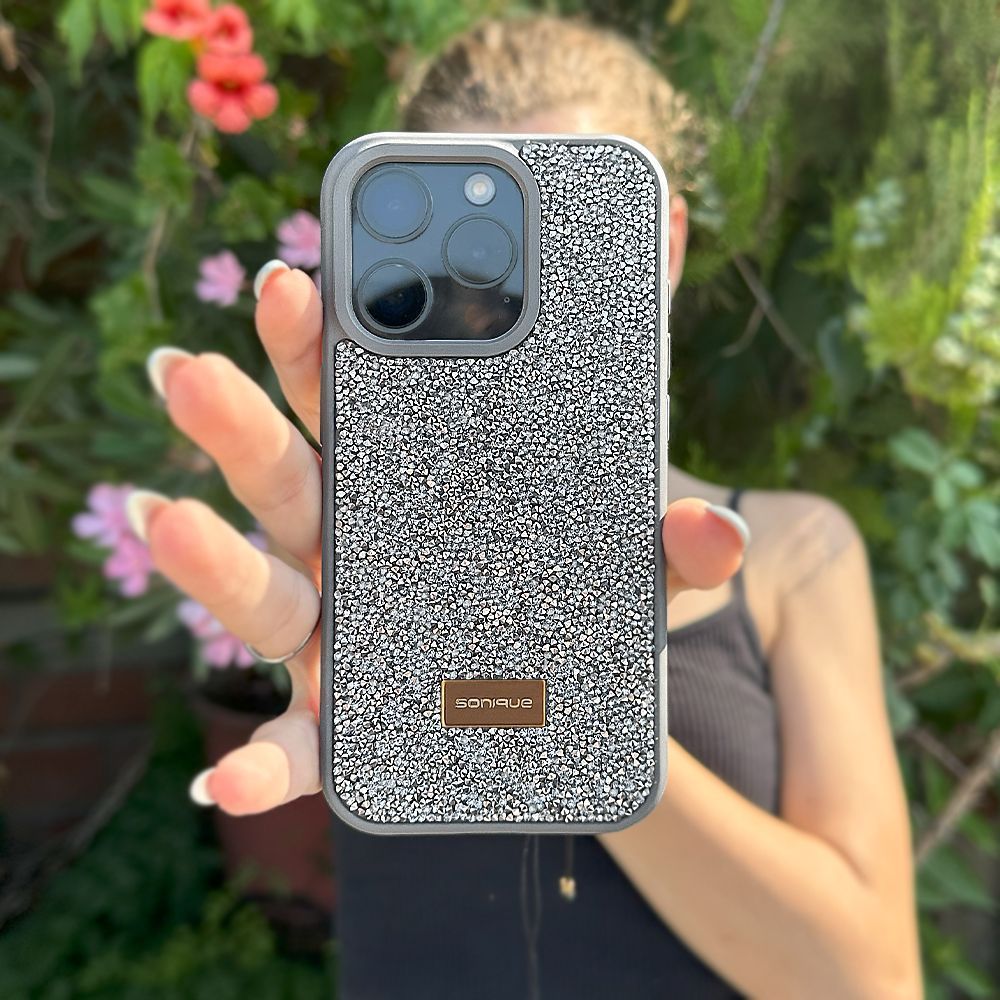 Θήκη Lux Diamond Sonique Apple iPhone 16 Pro Max Ασημί