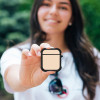 Θήκη Σιλικόνης Sonique ColorBloc Series για AirPods 1/2 Μπεζ
