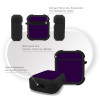 Θήκη Σιλικόνης Sonique ColorBloc Series για AirPods 1/2 Μωβ