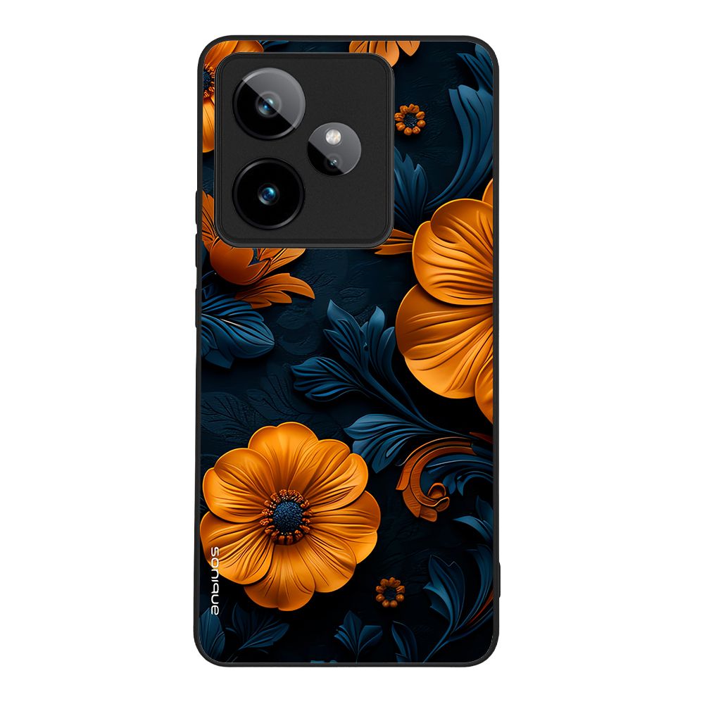 Θήκη Sonique 3D Flower Series για Realme GT 7 5G / Realme GT 7T 5G Πορτοκαλί 01