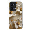 Θήκη Sonique 3D Flower Series για Oppo Reno13 5G Λευκό